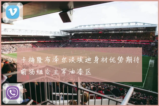 卡梅隆布泽尔谈埃迪身材优势期待前场组合主宰油漆区